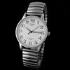 Men's Women's Couple Lover Elastic Alloy Quartz Analog Wrist Watch Fashion Gift