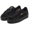 Puma Piattaforma Velluto Nero Oro Donna 373935-01