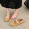 Fashion New Fashion Suede Loafers for Women Flats Single Shoes Spring Slip-on Fashion Casual Mary Jane Shoes Fashion Dress Zapatos Mujer