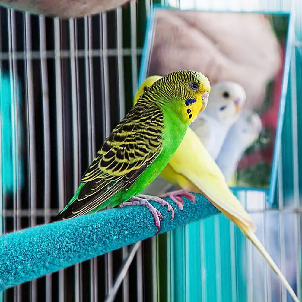 1pc Parrot Toys Cage Bird Perch Parrot Stand Platform Chew Toy Paw Grinding Pet Toys For Parakeet Birds Cage Accessories Supply