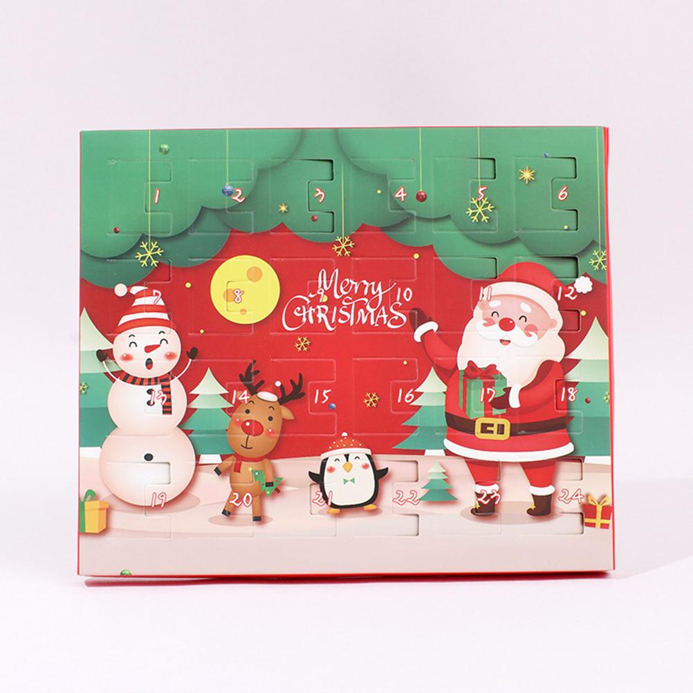 Weihnachts-Adventskalender 24 Tage Countdown Schmuckset für Mädchen Kinder Geschenk Inklusive 2 Armbänder 22 DIY