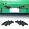 Halloween Bat Wing Car Accessories 1 Pair License Plate Decoration, Gothic Black Decor Auto for Vehicle Front Rear Plates, Truck SUV Exterior