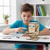DIY Robot Kit Science Puzzle Teaching for Classroom, Students, Hobby Builders