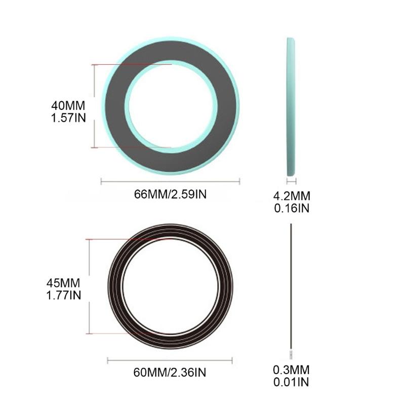 Versatile Magnetic Mount Phone Holder Wall Mount for Mobile Devices Strong Adhesive Backing Easy Installation Durable