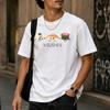 Cute Kawaii Cartoon Sushi Cotton T-Shirt Short Sleeve Crew Neck Relaxed Fit Funny Food Tee Gift