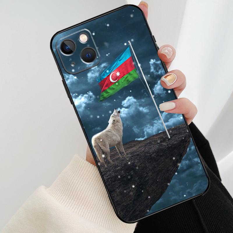 Azerbaijan Buta Flag Phone Case For iPhone 17 Pro Max 16 15 11 13 12 14 Pro Max mini 15 16 Plus 16e 17 Air Cover