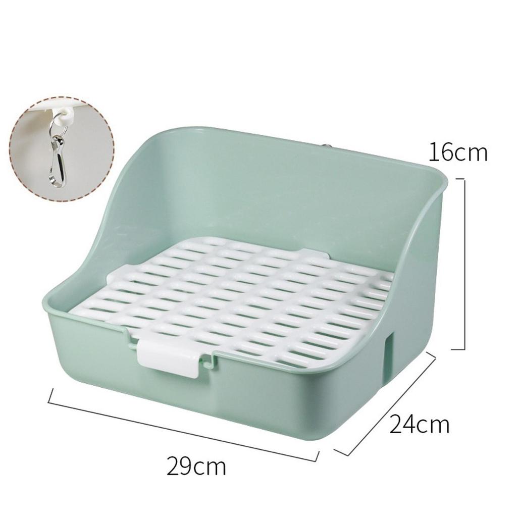 Bunny Toilet Box Pet Bedding Litter Case Potty Corner for Squirrel Ferrets Hedgehog Small Animals Cleaning Supplies