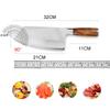 Professional Chef Knife High Carbon Stainless Steel Laser Slicing Meat Cleaver Knives Ultra Sharp Kitchen Knife Butcher Cooking