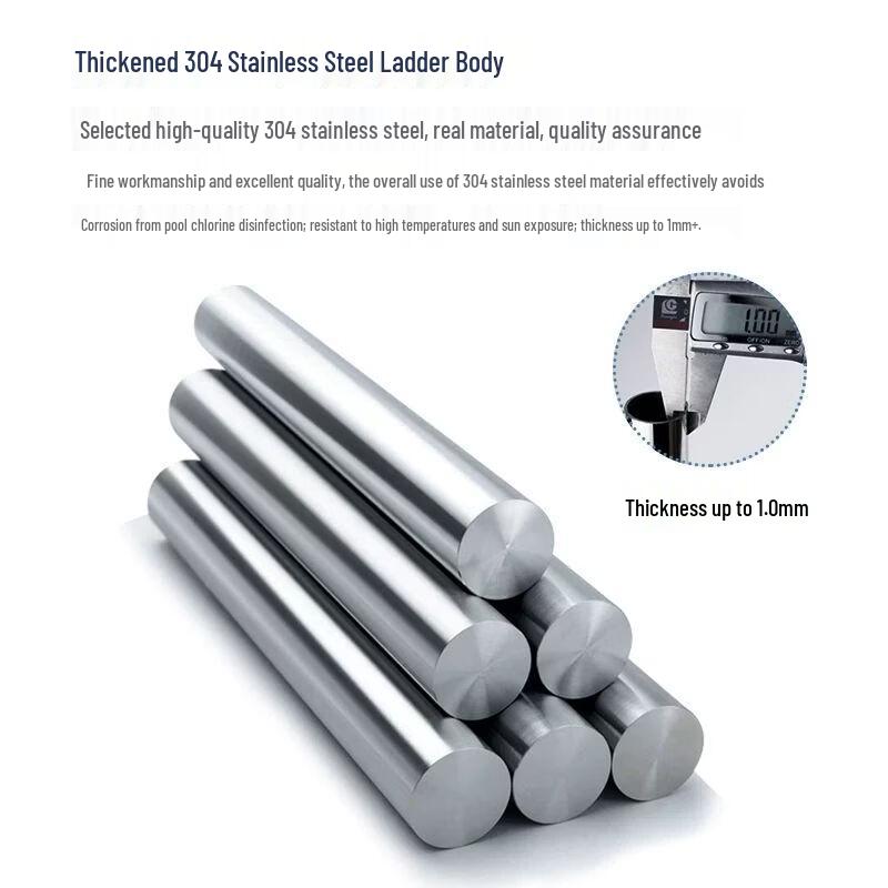 Stainless Steel 304 Double-Sided Pool Ladder
