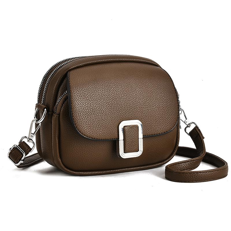 New Luxury Artificial Leather Handbag for Women Large Capacity Work Bag Adjustable Long Strap Shoulder Bag Crossbody Purse Gift