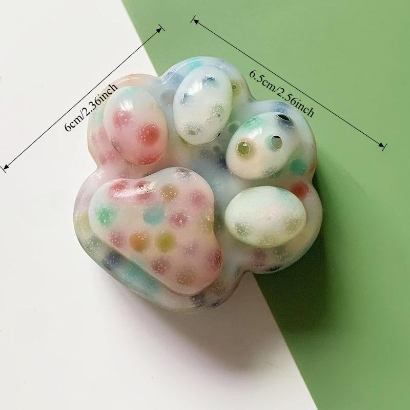Gheare de Pisică Squishy Jucărie Squeeze cu Puncte Negre Moi Drăguțe Jucării Fidgets pentru Copii Adulți Cadou de Decompresie Ventilație