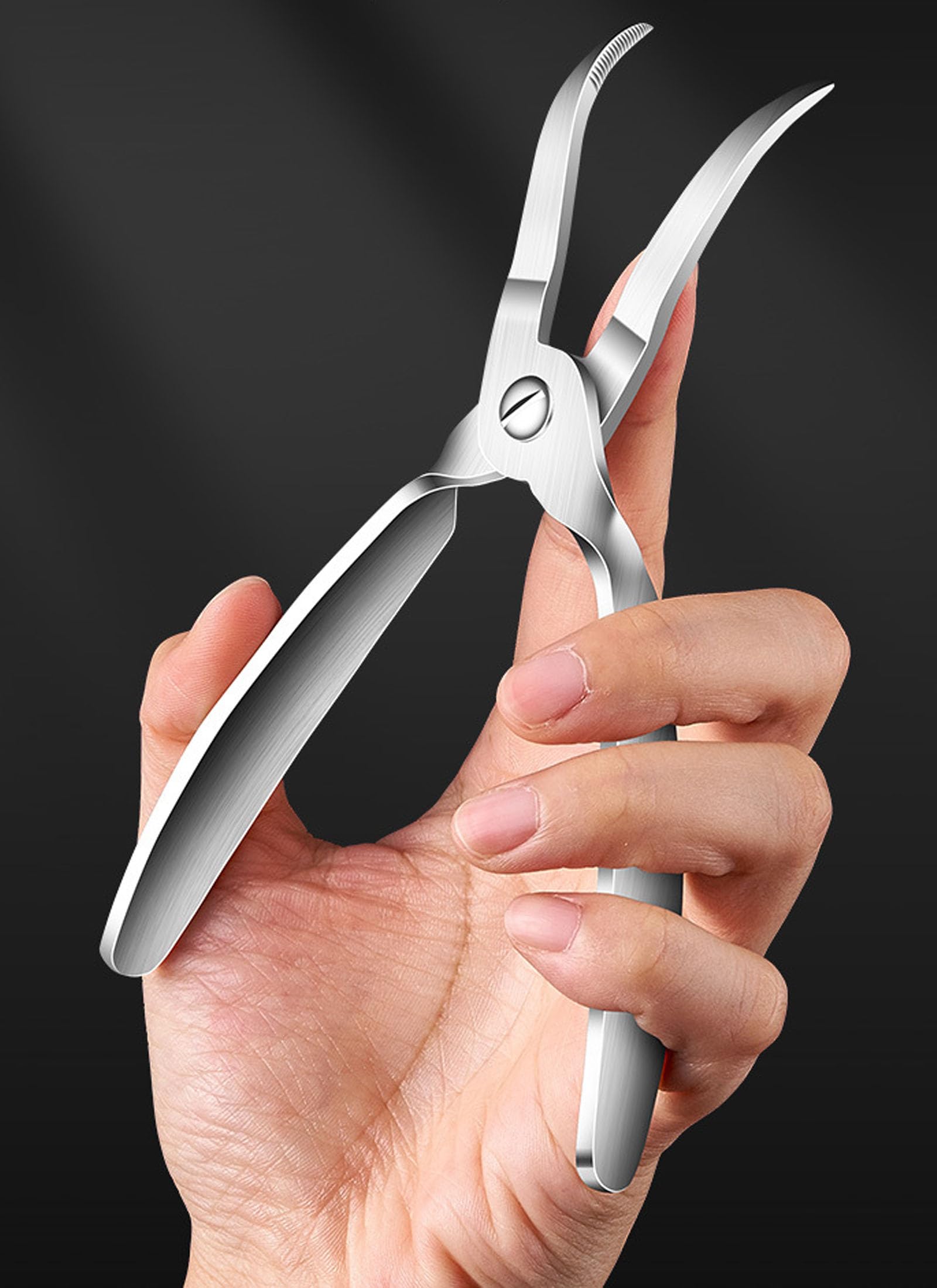 

HAKONA Пинцет из нержавеющей стали для удаления костей рыбы с автоматическим открытием на пружине для рыбы без костей, Пинцет для удаления костей профессионального уровня для приготовления пищи,