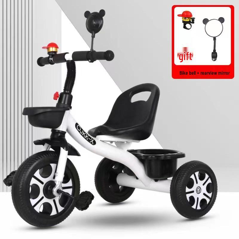 Large Size Tricycle for Kids 1-6 Years - Convertible Baby Stroller & Pedal Bicycle for Kindergarten