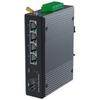 CoroEase Industrial 100Mbps 1-Fiber 4-Ethernet Media Converter