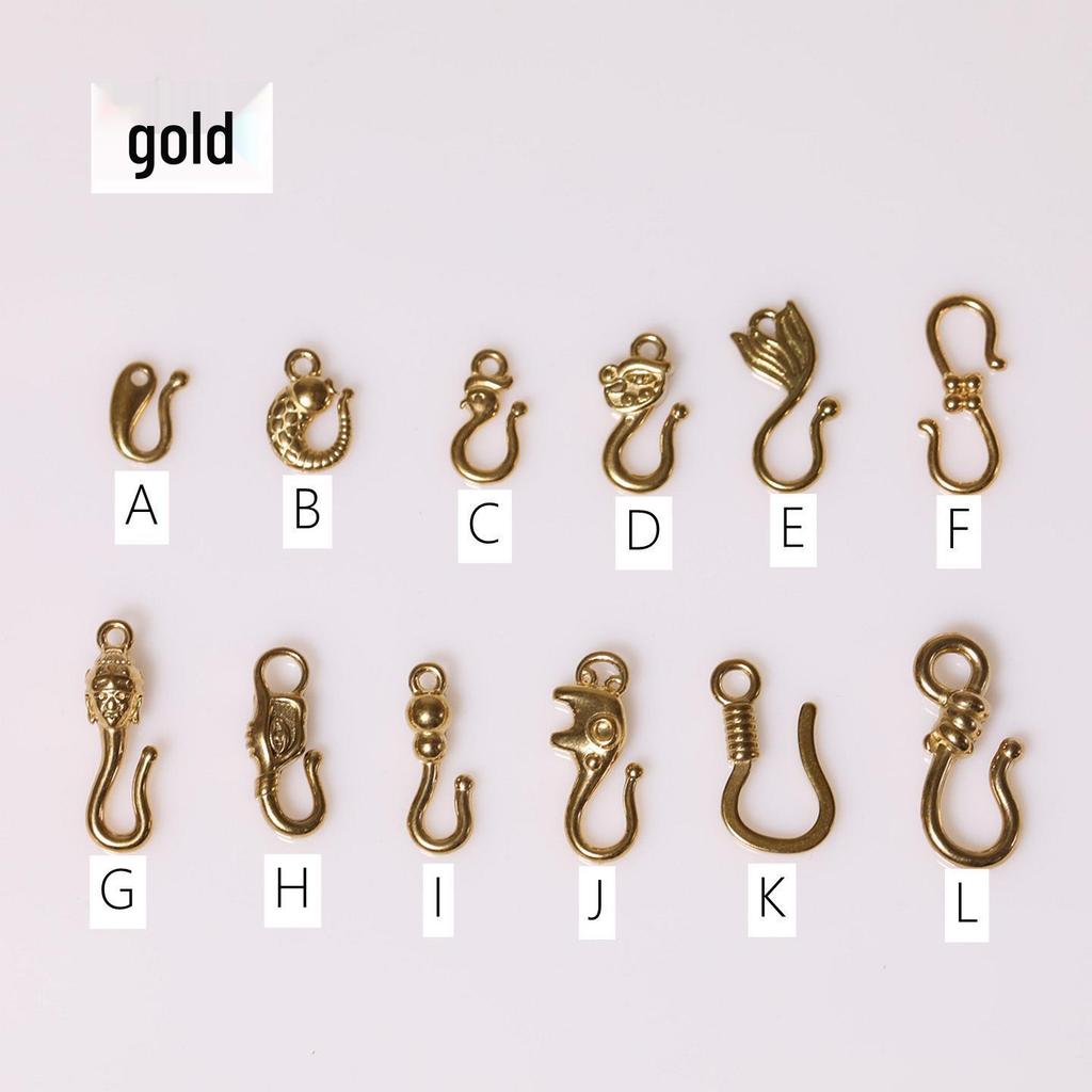 Stainless Steel DIY Jewelry Clasps: S-Hooks & End Clasps for Bracelets & Necklaces