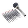 11Pcs Replaceable Soldering Tip Kit with Welding Sleeve 900M Lead-Free Welding Tip Head Soldering Iron Head Welding Station Tool