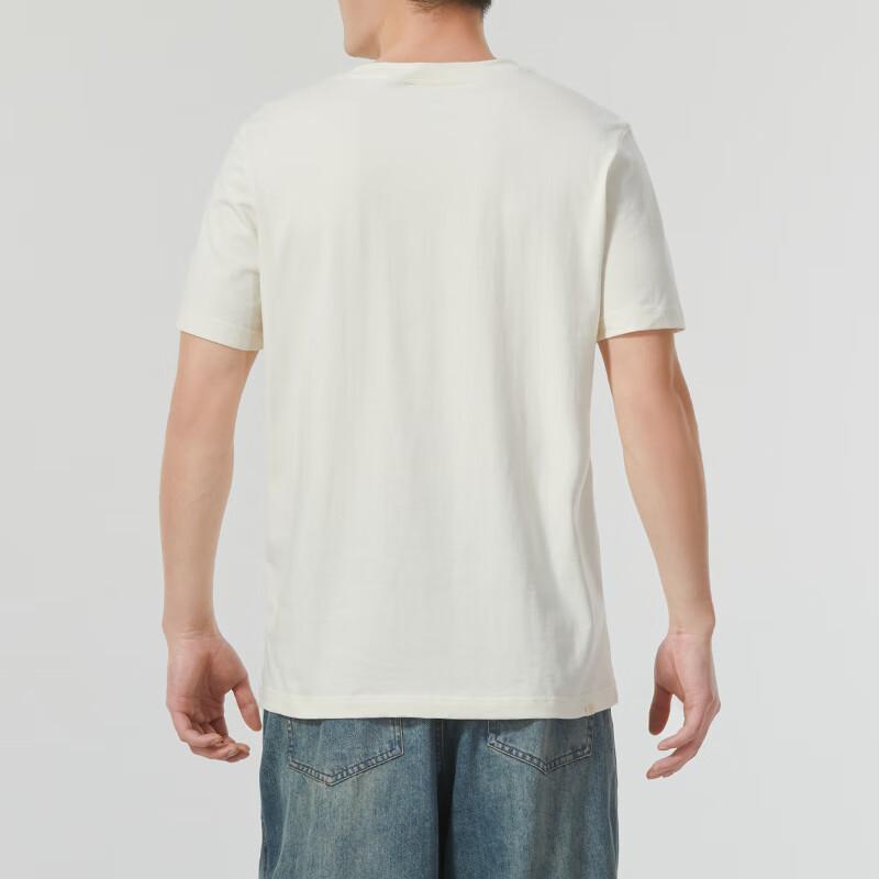 Puma Sports Fitness Running Casual Letter Logo Print Loose Round Neck American Vintage Short Sleeve T-Shirt Men Tops White 682070-99