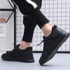 Fashion Sports Shoes Men's Shoes 2025 Spring and Autumn New Leather Waterproof and Odor Proof Casual Shoes Versatile Black Running
