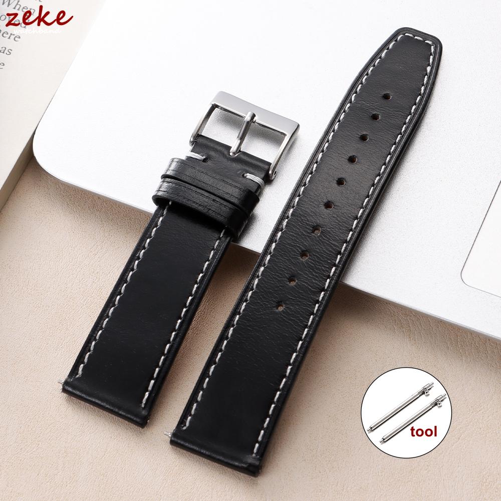 20mm 22mm Calfskin Genuine Leather Watchbands Quick Release Watch Band for Seiko for Omega Belt Vintage Brown Smartwatch Strap
