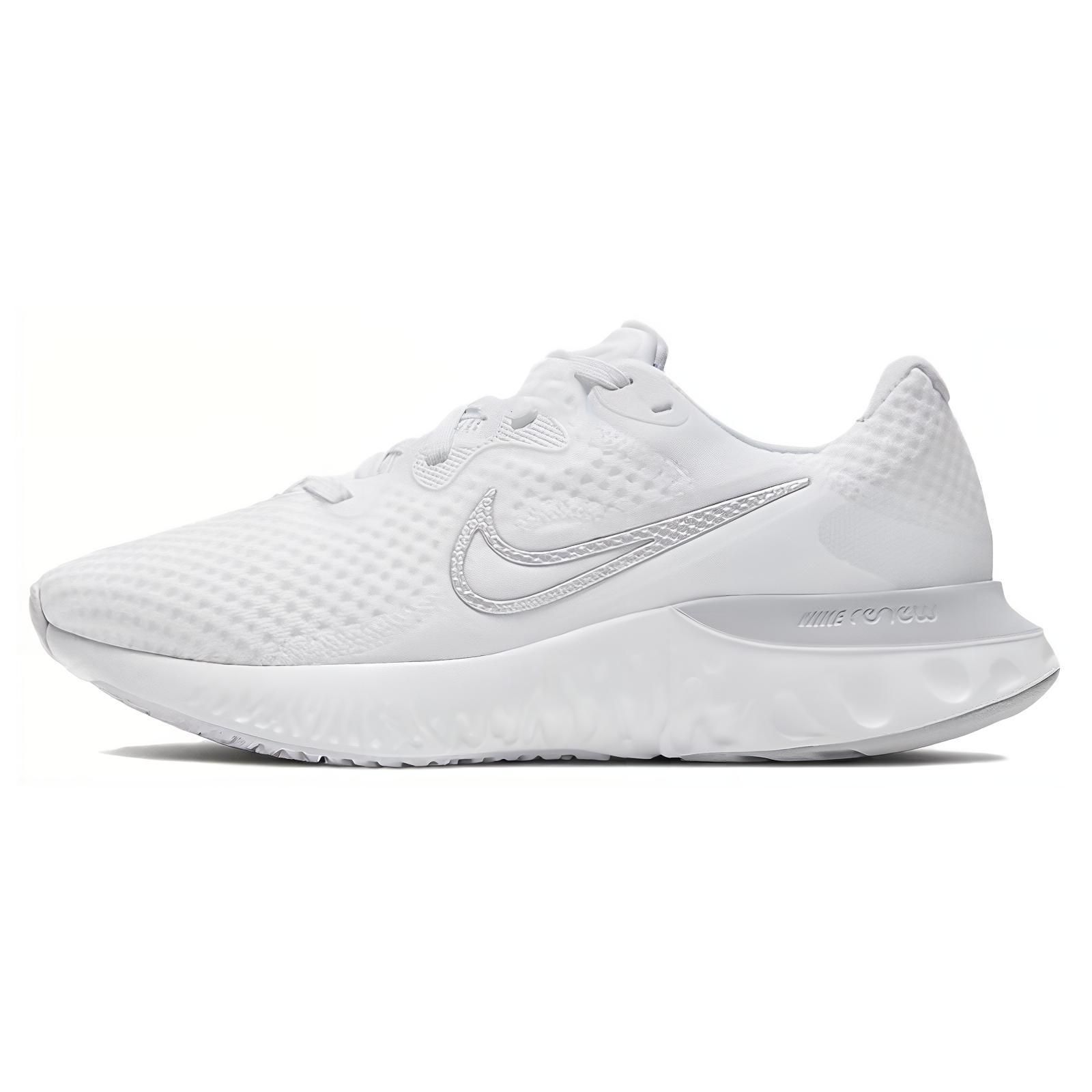 

Nike Renew Run 2 Белые женские кроссовки металлик-платина CU3505-100