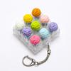 Anti-Stress Fidget Toy Keychain Mini Keycap Fidget Toy Bag Charms Keyboard Keychain  Pass The Time