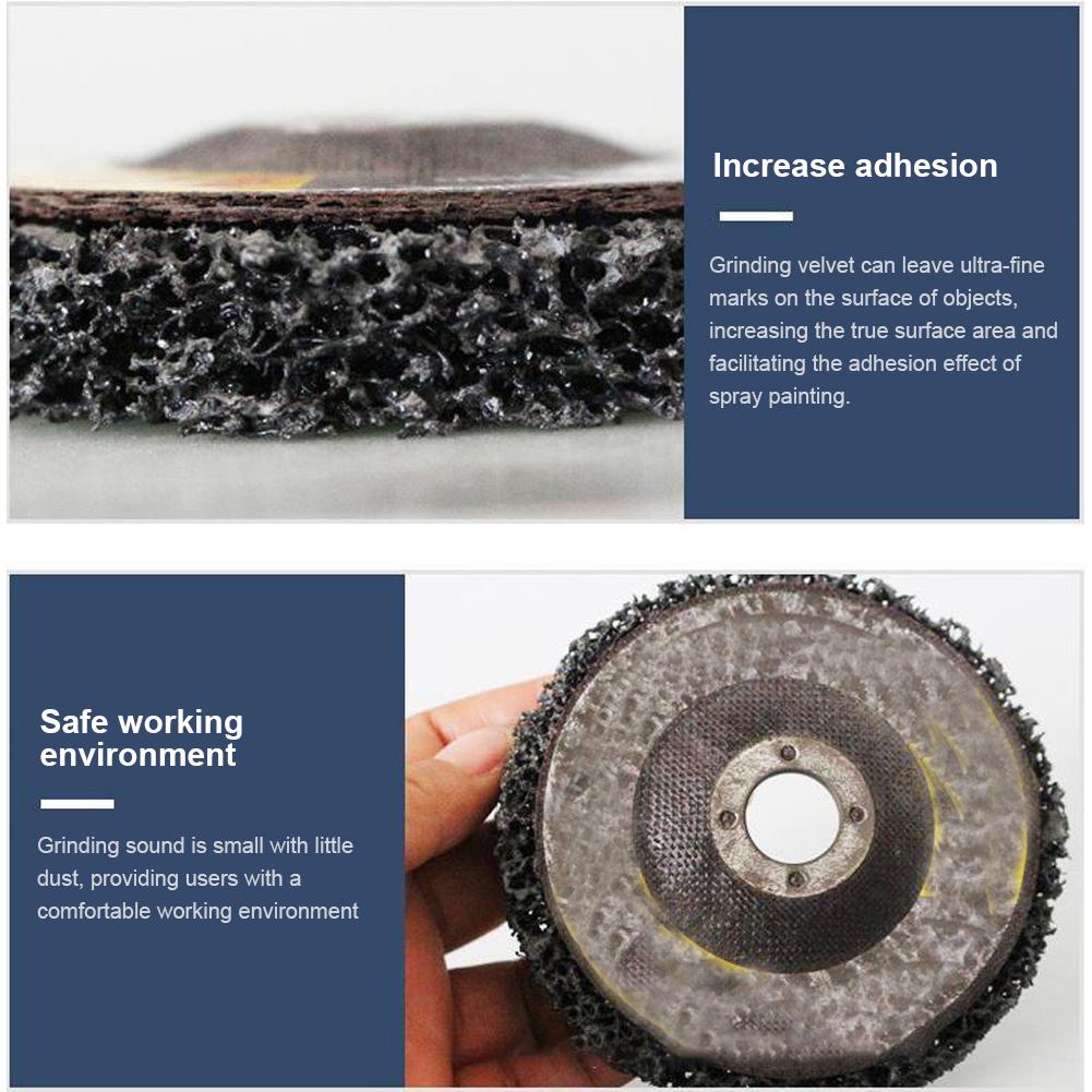 100mm Polishing Sheet Automotive Paint Removal Polishing Wheel Clean Grinding Wheel Angle Grinder Accessories Disc Abrasive Tool