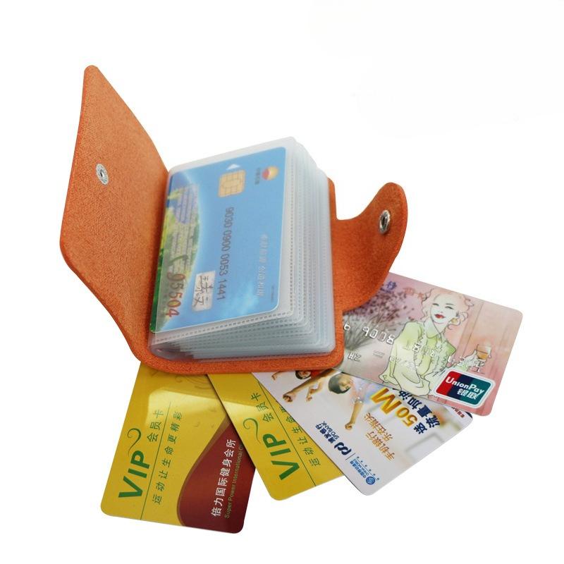 1 buc. Husă din Piele Geantă pentru Carduri Suport pentru Carduri de Vizită Pașaport Organizator Portofel ID Card de Credit