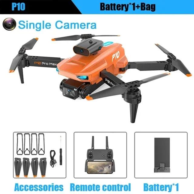 P10 Drone Professional 4k Hd Camera Esc Wifi 5g Fpv Obstacle Avoidance Light Flow Quadcopter Remote Control Helicopter Toys Gift