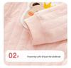 Baby Thermopajama-Set aus Baumwolle mit hohem Bund und knochenlosem Design