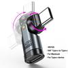 Fast Data Transfer USB Type C Adapter USB-C To USB-C Flexible USBC Charging Converter 180 Degree 240W USB-A Female Adapter