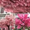 1pcs Artificial Cherry Blossom Branches 110cm Long Fake Peach Flowers for Hotel Arrangement Home Wedding Arch Garden Wall Decor
