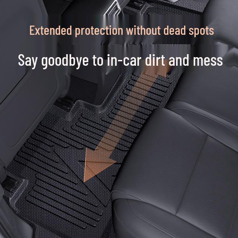Geely Xingyuan 2024-2025 Double-Layer Door Sill Floor Mats, Full Surround TPE