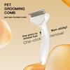 Pente de Nó para Animais de Estimação, Pente para Gatos, Pente para Pelos Soltos, Remoção de Pelos de Beleza, Pente para Animais de Estimação, Pente de Remoção de Pelos Soltos com Um Clique