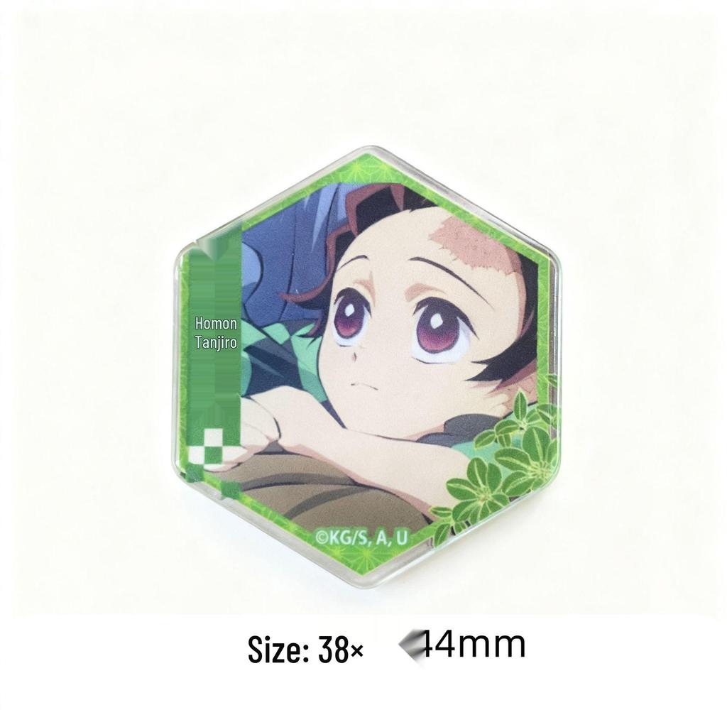 Magnes Demon Slayer: Nezuko & Tanjiro Kreatywna Naklejka Dekoracyjna Anime