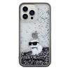 Karl Lagerfeld Klhcp13Llkcnsk Iphone 13 Pro / 13 6.1 Transparent Hardcase Liquid Glitter Choupette