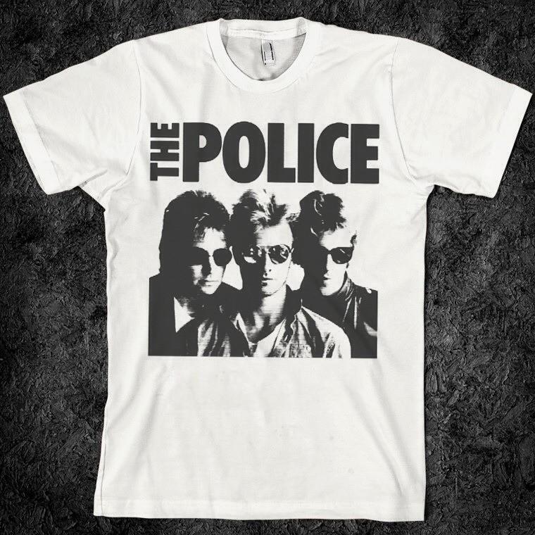 Rare The Police Band Gift Family Unisex S-235XL 21D504 Unisex T-Shirt L