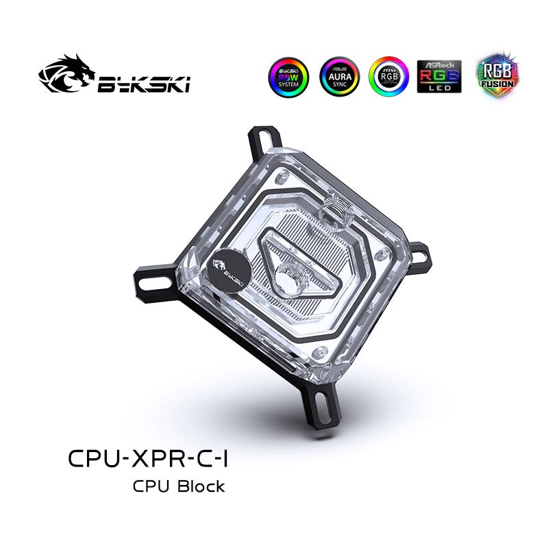 Bykski CPU Water Block Use for INTEL LGA115X 2011 1700 /AMD Ryzen 3/5/7 X470 X570 Water Cooler Radiator CPU-XPR-C-M/CPU-XPR-C-I