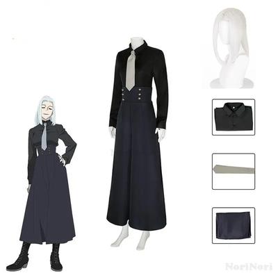 Jujutsu Kaisen Mei Mei Cosplay Kostüm Perücke Hosen Uniformen Shirts Krawatte Anime Cosplay für Frauen Kleidung Halloween Party Frauen Anzug