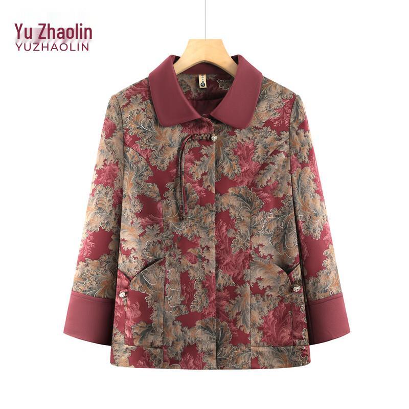 Женская весенняя куртка в китайском стиле Yuzhaolin 6XL