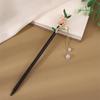 Ebony Style Tassel Hairpin: Vintage Wooden Hair Accessory for Women, Perfect for Simple Updos and Ancient Costume Adornments