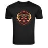 Tribal Demon Mask Graphic T Shirt Tiki Style Monster Tee