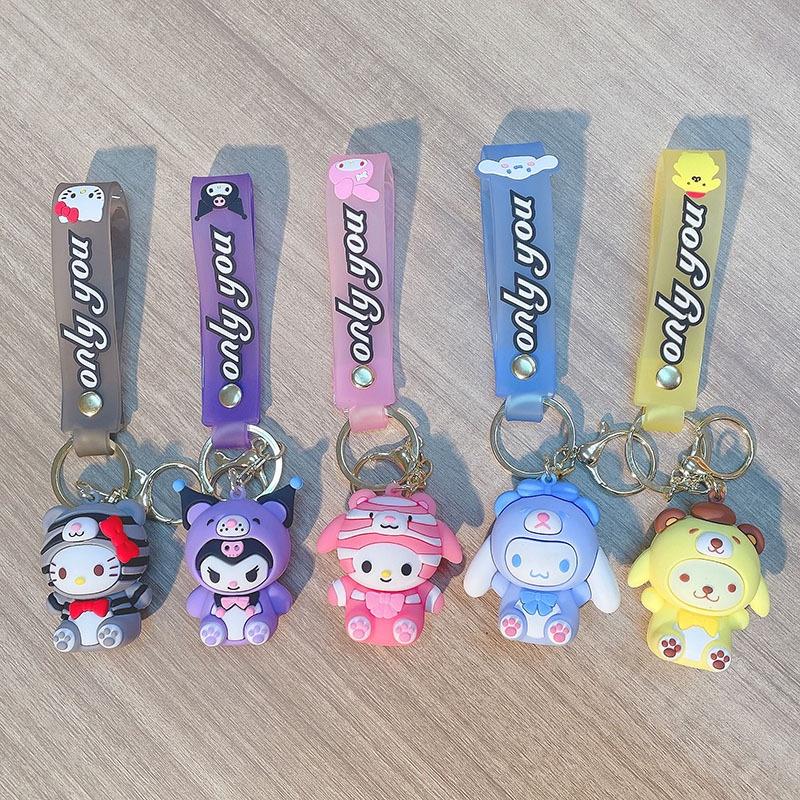 Schöner PVC Sanrio Charakter Schlüsselanhänger Taschenanhänger Autoschlüsselanhänger Geschenk