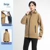 Men's Softshell Mountaineering Jacket: Thin Fleece, Windproof, Splash-proof, Warm Outdoor Sports Team Uniform