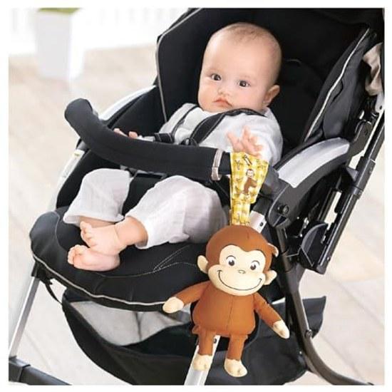 Takara Tomy Baby Kerotto Switch Plush Toy Curious George
