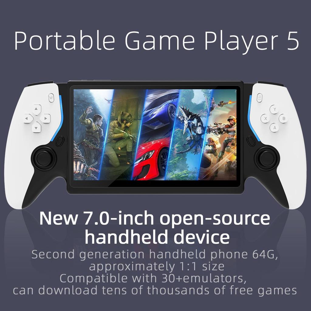 PS5 Handheld Open-source Game Console, High-definition Arcade, Supports Two Player Battles and Dual Controller Consoles