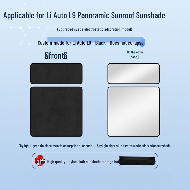 2022 L9 Sunroof Electrostatic Sunshade: Heat Insulation & Privacy Shield