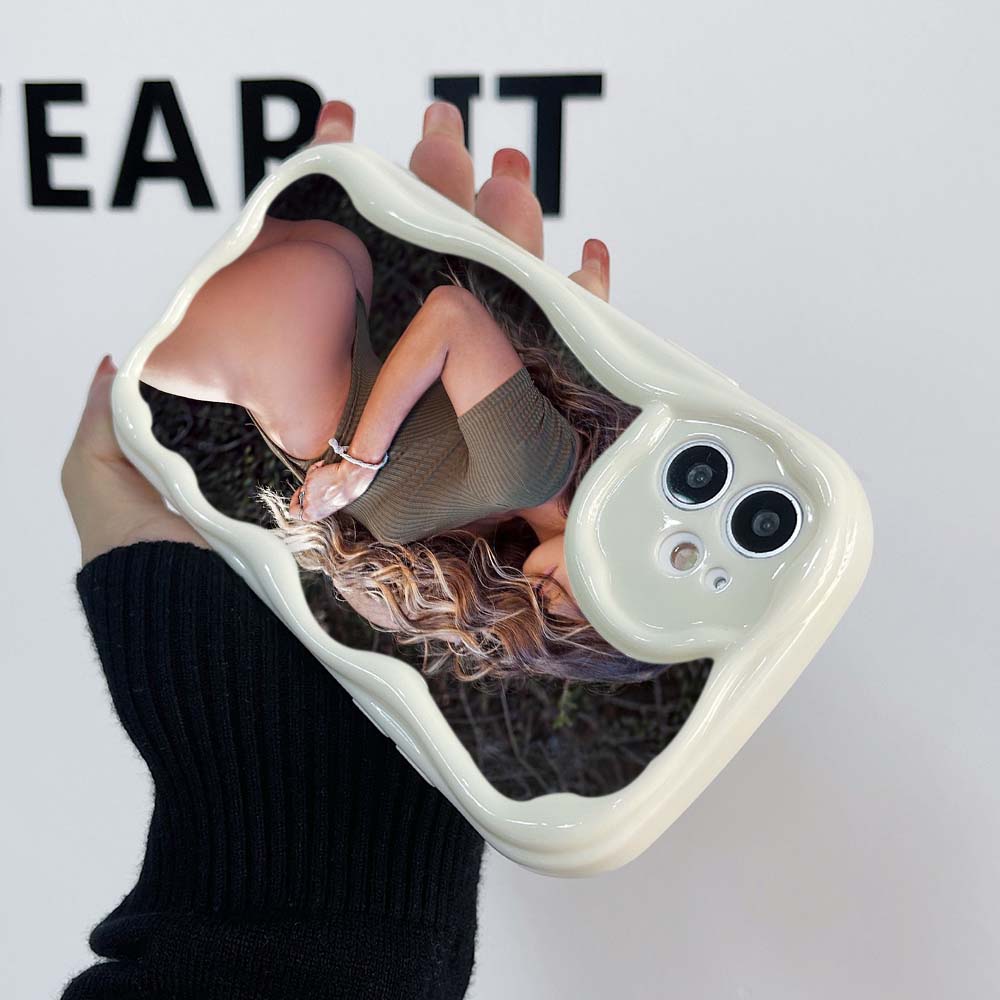 Samsung Galaxy A13 A14 A54 Xiaomi Poco X5 F4 M6 Pro 5G Redmi 13C 12C 10C Huawei Honor 90 Lite Hüllen A50 Sommer Ray exklusive weiche Hülle mit cremefarbenem Muster