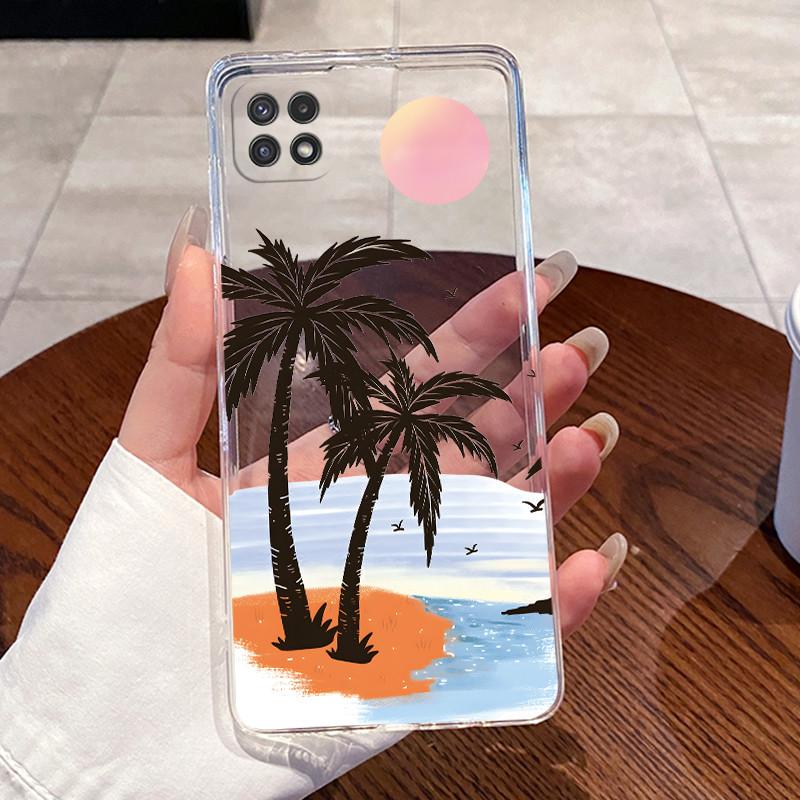 

Casing For Samsung A22 5G A226B Case A22s 5G Transparent Aesthetic Cute Cat Soft TPU Cover For Samsung Galaxy A22 5G Phone Case Galaxy A22 5G