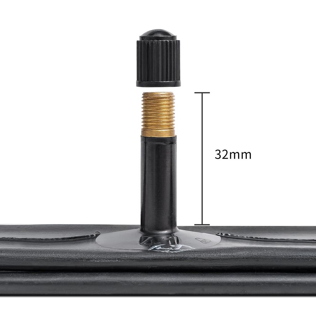 YunSCM 2-Pack 27.5/3.0 Tubes, Thick Wall, 32mm Schrader Valve, 27.5x2.5/3.0 Bicycle Tubes, Suitable for 27.5x2.5/27.5x3.0 Mountain Bikes and Fat Bikes