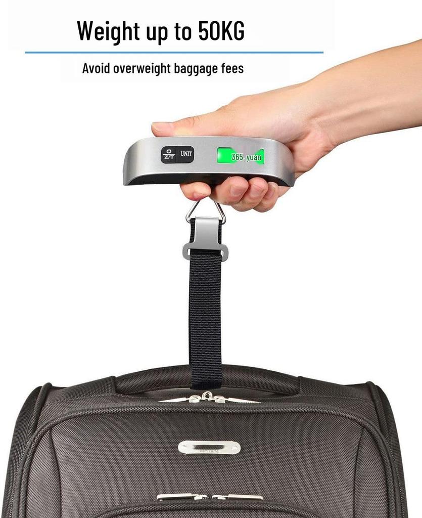 Portable 50KG Electronic Luggage Scale with Thick Handle